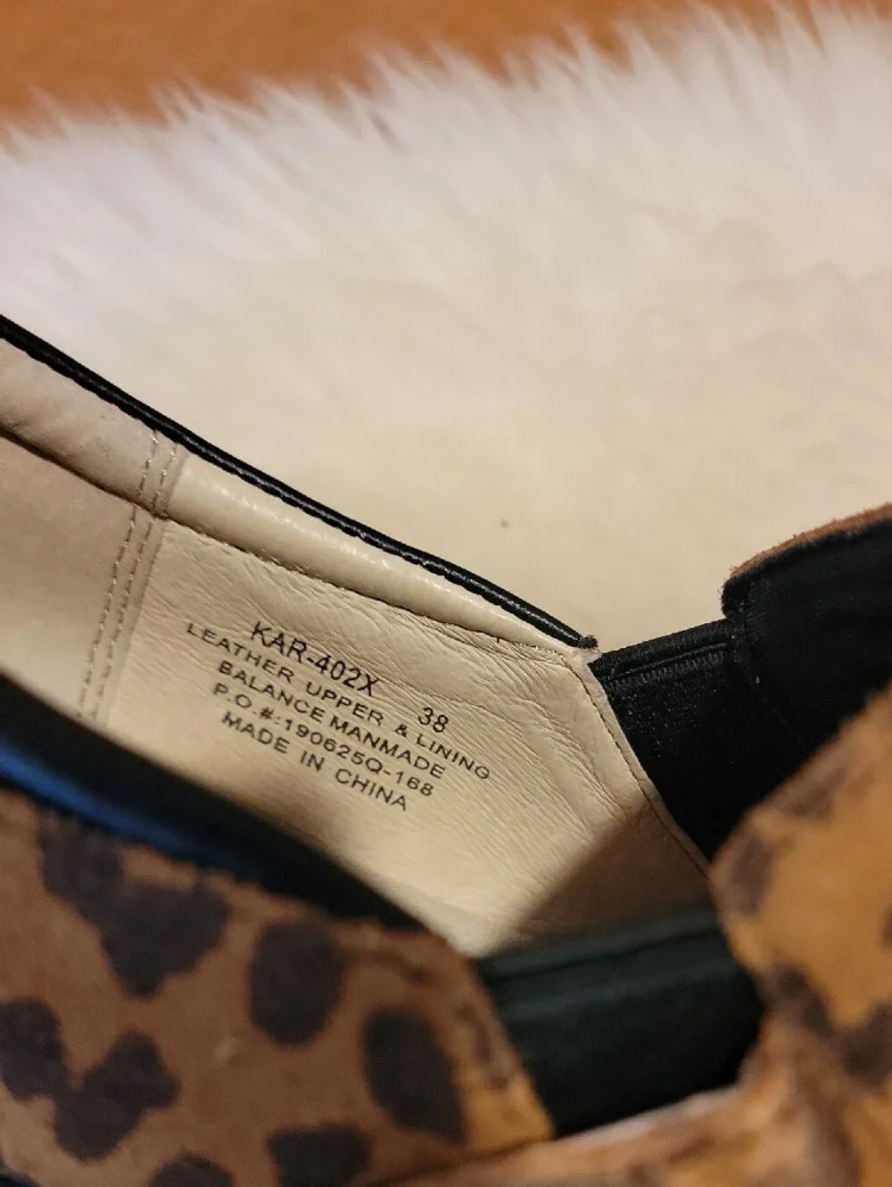Alegria Kids Leopard Print Slip-Ons - Tan and Black